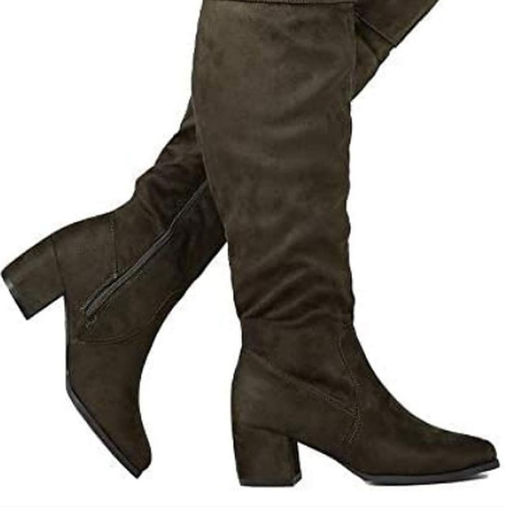 Olive Green Tall Boot